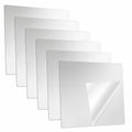 6er Set Acryl-Spiegelfliesen 20x20cm - Wandklebespiegel für Badezimmer & Wohnzimmer
