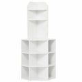 VEVOR Mehrzweck-Eckschrank mit USB und Steckdosen, 6-stufig, verstellbare Regale, 1626 mm Höhe, für Küche und Wohnzimmer