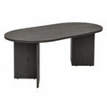 Moderner Couchtisch in Schwarz, 119 x 60 x 40 cm, Robust & Stilvoll