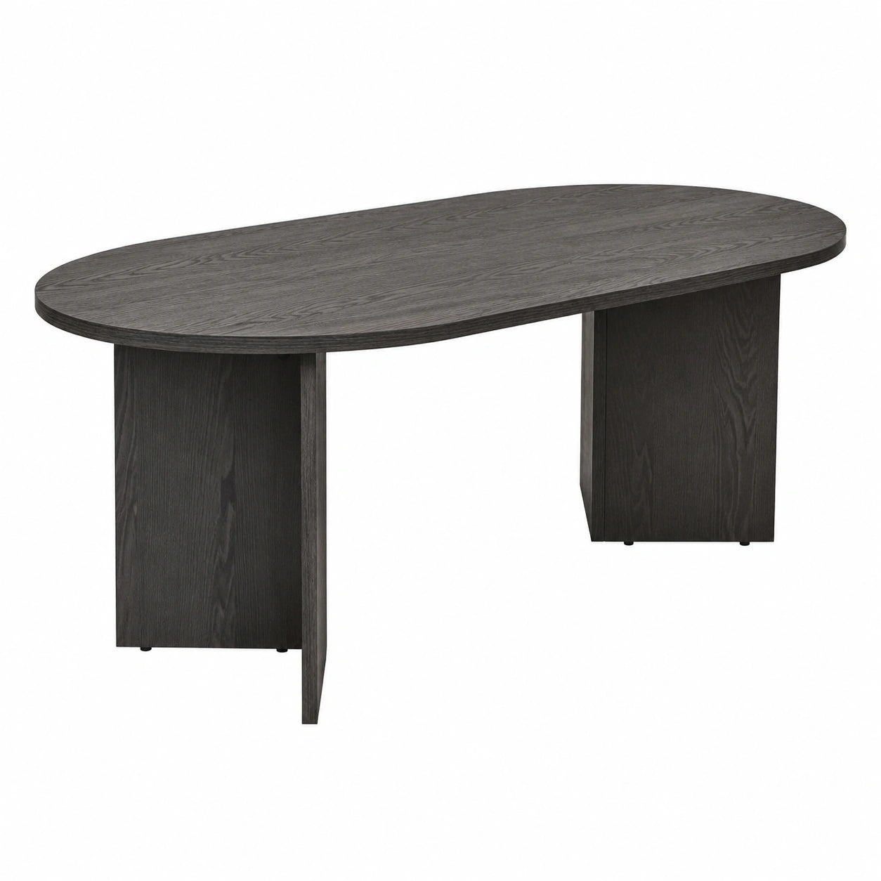Moderner Couchtisch in Schwarz, 119 x 60 x 40 cm, Robust & Stilvoll