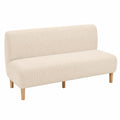 Granbest Dehnbarer Sofabezug für Futon, Haustierfreundlich und rutschfest, Beige