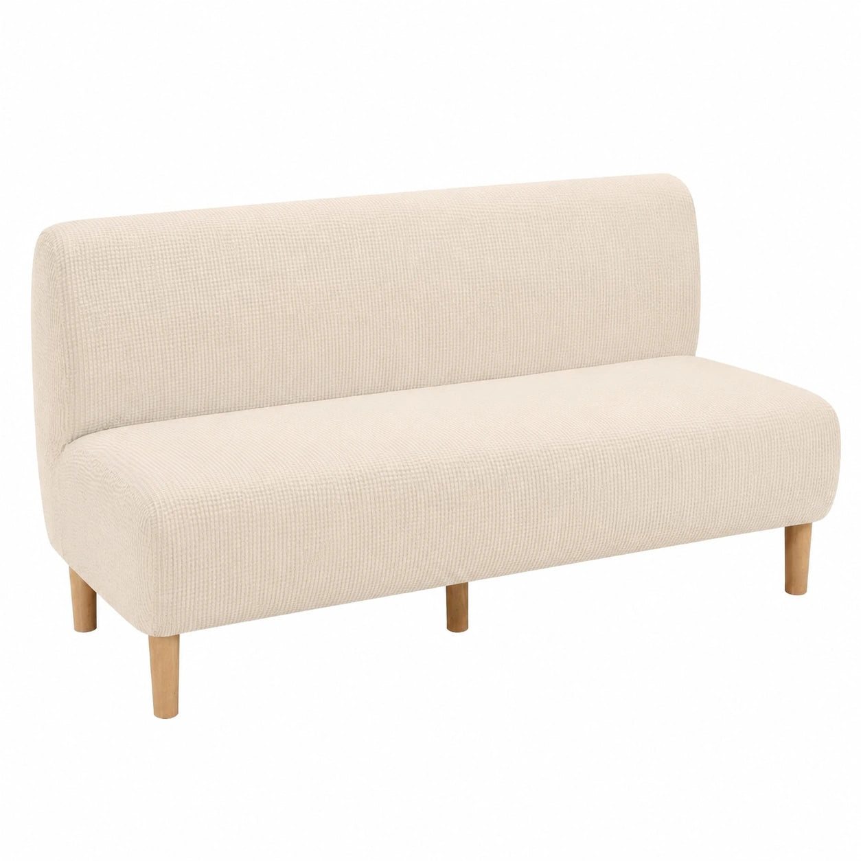 Granbest Dehnbarer Sofabezug für Futon, Haustierfreundlich und rutschfest, Beige
