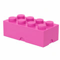 LEGO Aufbewahrungsbox mit 8 Noppen, Stapelbar, 12L Kapazität, Rosa