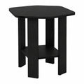 Furinno Moderner Beistelltisch aus Holz in Espresso, 51x51x50 cm