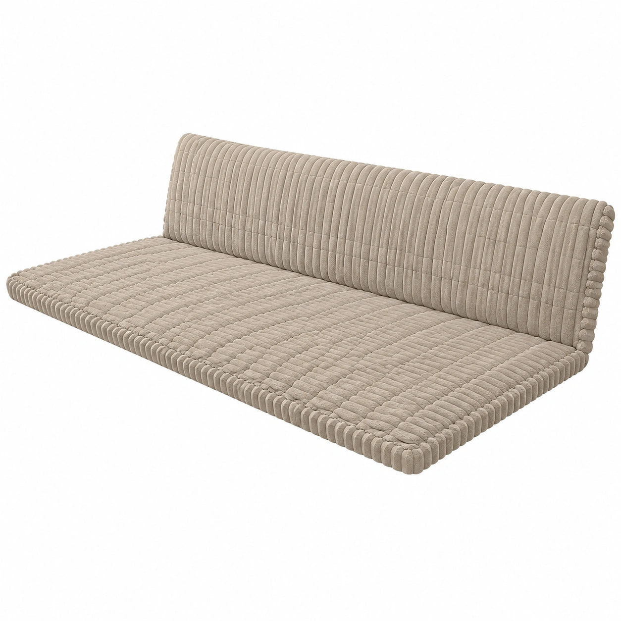 Flanell Sofabezug Anti-Rutsch Universell für 1/2/3/4 Sitzer, L/U-Form Couchüberzug, Bequemer Sofaschutz für Wohnzimmer Braun 70x180cm